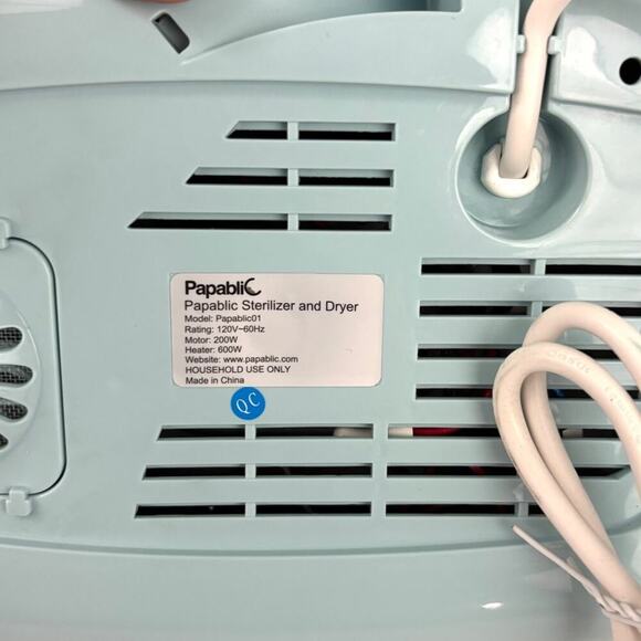 Papablic 3 in 1 Baby Bottle Sterilizer and Dryer - Open Box - Picture 3 of 10